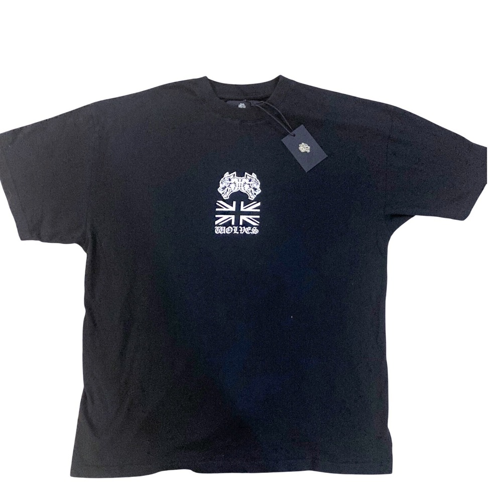 Darc Sport Wolves Forever UK Premium Tee Black Limited Edition 932/1000 Large